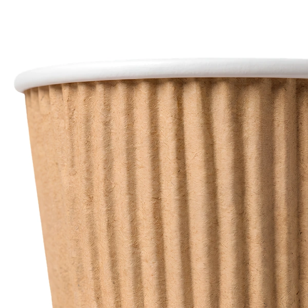 12oz kraft ripple wall paper cup zoom 12oz kraft ripple wall paper cup zoom