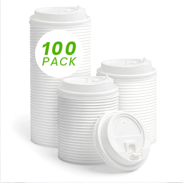 100 pack 90mm white reclosable sip throug lid for paper cups 100 pack 90mm white reclosable sip throug lid for paper cups