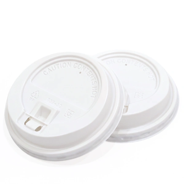 90mm white reclosable sip throug lid for paper cups 90mm white sip-through lids for 10-24oz takeaway coffee cups