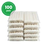 100 pack 5.5 inch wooden drink stirrer