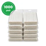 1000 pack boba white paper straw 210mm x 12mm