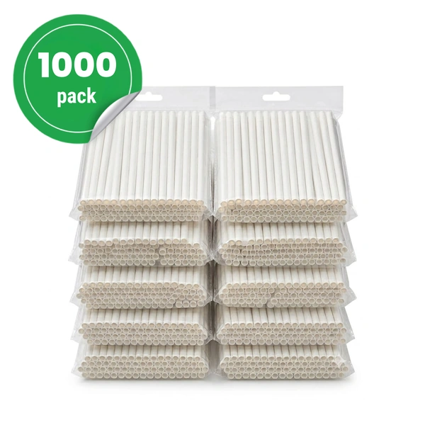 1000 pack boba white paper straw 210mm x 12mm 1000 pack boba white paper straw 210mm x 12mm