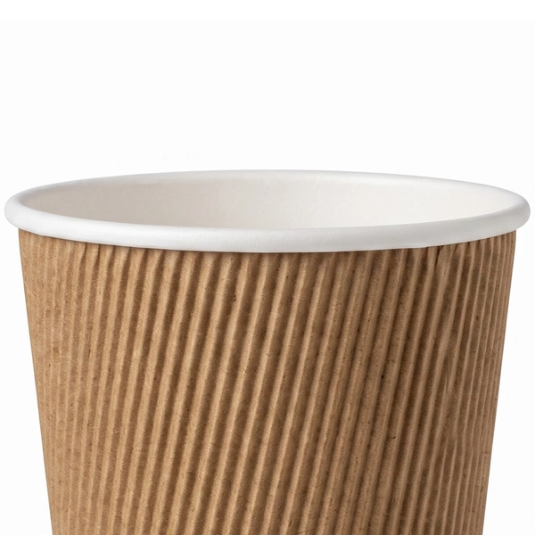 10oz kraft ripple wall paper cup zoom 10oz kraft ripple wall paper cup zoom