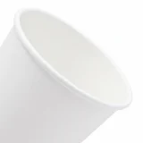 12oz white single wall paper cup zoom