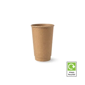 16oz kraft double wall paper cup for filter coffee