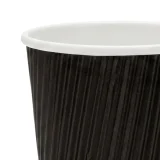 4oz black ripple cup zoom