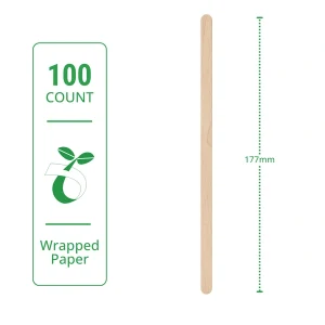 7 inch wooden drink stirrer specs