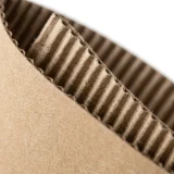 8oz recyclable kraft brown paper cup sleeve zoom